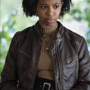 13 Reasons Why Grace Saif Leather Jacket