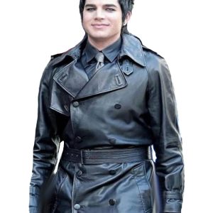 Adam Lambert Double Breasted Black Long Coat