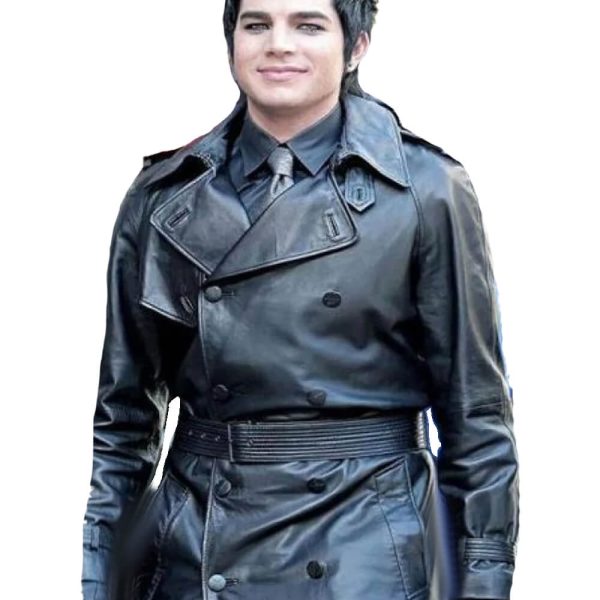 Adam Lambert Double Breasted Black Long Coat