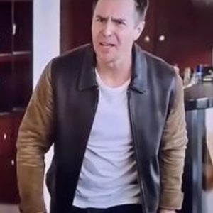 Argylle 2024 Sam Rockwell Leather Jacket