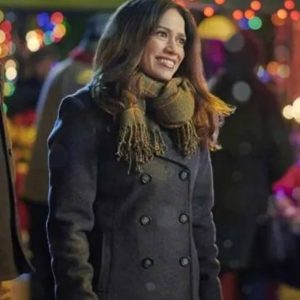 Five Star Christmas Bethany Joy Lenz Wool Coat