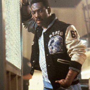 Beverly Hills Cop Detroit Lions Varsity Jacket