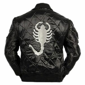 Drive Ryan Scorpion Logo Black Quilted Jacket