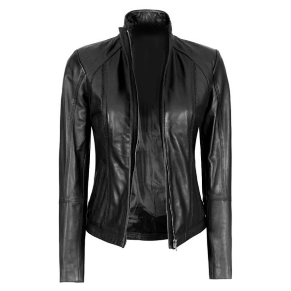 Emma Watson Black Leather Jacket