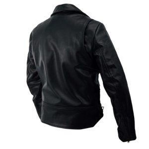 Ghost Rider Nicolas Cage Black Biker Leather Jacket