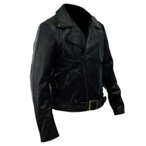 Ghost Rider Nicolas Cage Black Biker Jacket