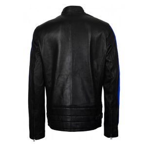 Halloweens Black Biker New Leather Jacket