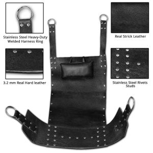 Heavy Duty Leather BDSM Sex Swing for Pleasure