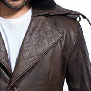 jacob frye assassin's creed syndicate Leather Coat