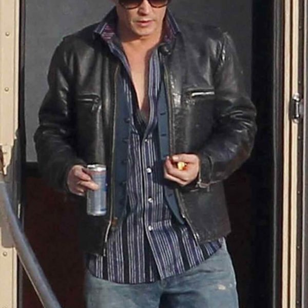 Johnny Depp Charles Mortdecai Leather Jacket