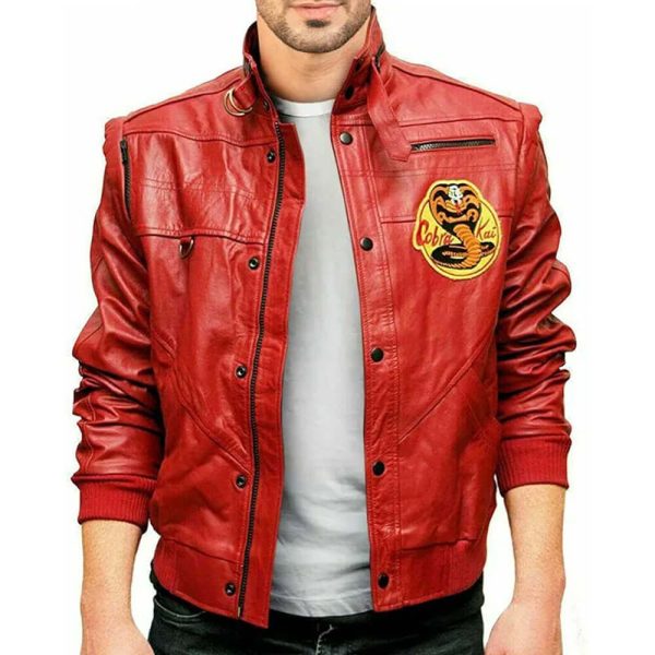 The Karate Kid Cobra Kai Red Leather Jacket