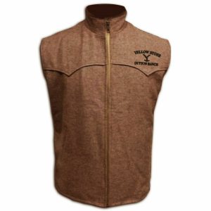 Mens Cowboy Brown Woolen Vest