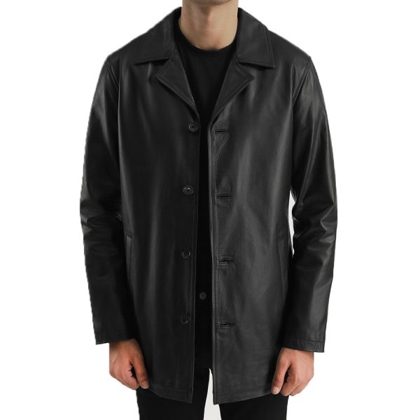 Mens Lambskin Vintage Blazer Business Coat