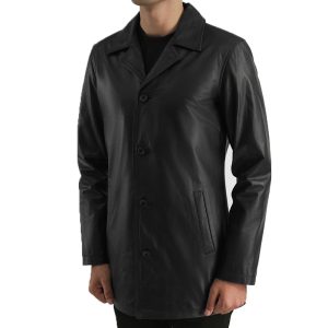 Mens Lambskin Vintage Blazer Business Coat