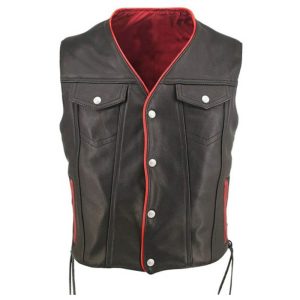 Mens SnapTab Button Closure Vest