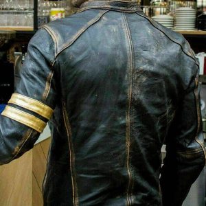 Mens Motorcycle Vintage Cafe Racer Retro Jacket