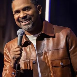 Mike Epps Brown Leather Jacket