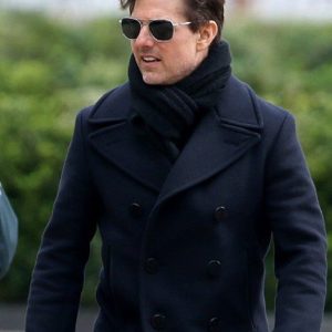 Mission Impossible 6 Tom Cruise Blue Wool Coat