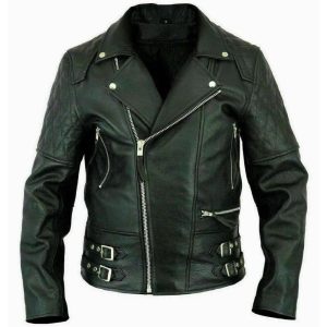 Motorcycle Protective Leather Jacket for Mens