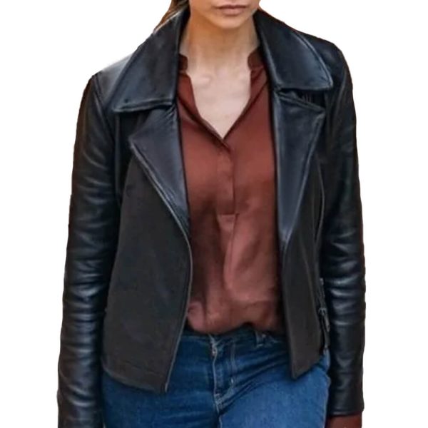 Nina Dobrev The Bricklayer Leather Jacket