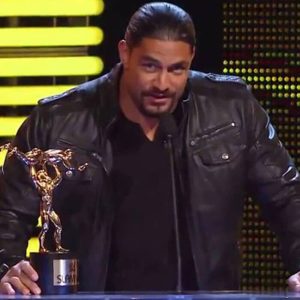 Roman Reigns Slammy Award Leather Jacket