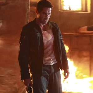 Scott Adkins El Gringo Black Leather Jacket