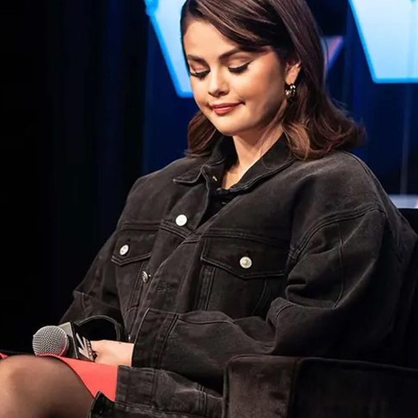 Selena Gomez SXSW Festival Black Denim Jacket