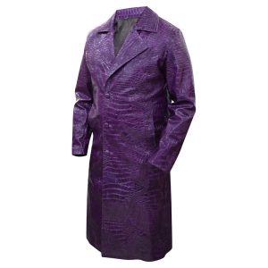 Jared Leto Suicide Squad Purple Leather Coat