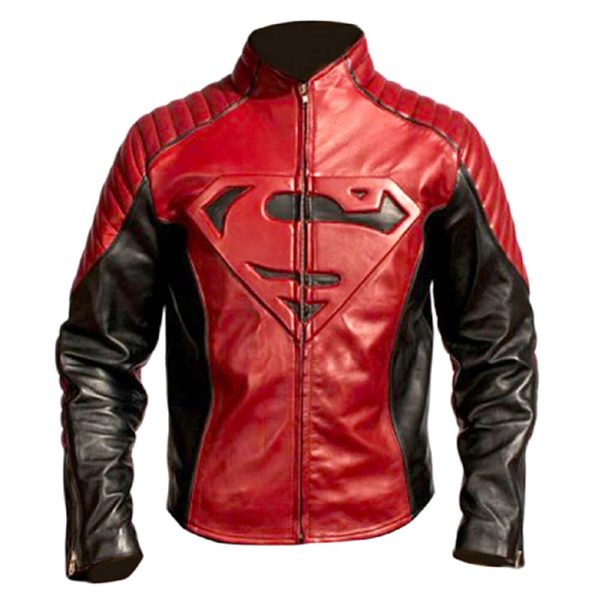 Superman Man of Steel Leather Jacket