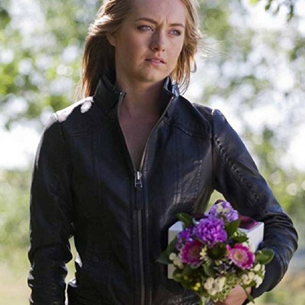 Heartland TV Series Amy Fleming Leather Jacket