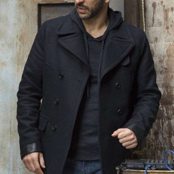 The Blacklist Series Amir Arison Wool Coat