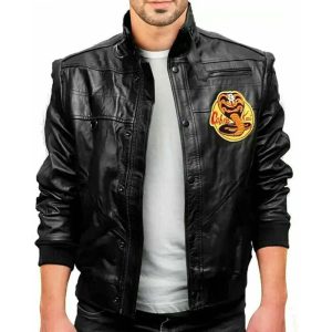 The Karate Kid Cobra Kai Black Leather Jacket