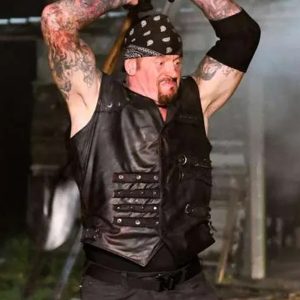 The Undertaker Boneyard Match Black Vest