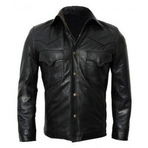 The Walking Dead Governor Black Leather Jacket