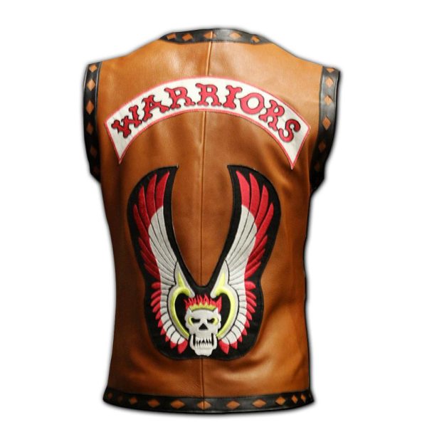 The Warriors Movie Biker Leather Vest