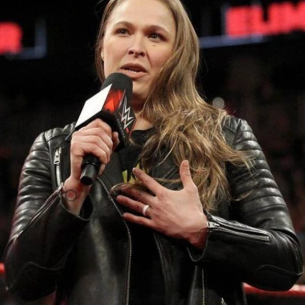 WWE Wrestler Ronda Rousey Leather Jacket