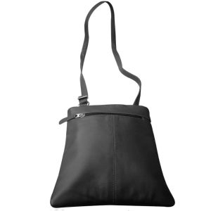Cross Body Bag Black Leather For Womens