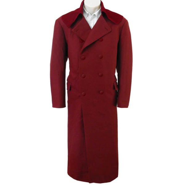 Doctor Who 4th Maroon Trench Coat