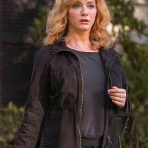 Good Girls Christina Hendricks Black Cotton Jacket