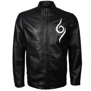 Kakashi Hatake Naruto Anbu Black Leather Jacket