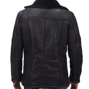 Mens Double Face Faux Fur Jacket