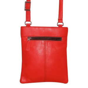 Red Leather Cross Body Bag Bag