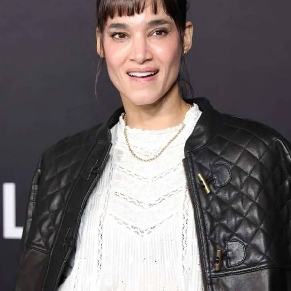 Sofia Boutella Emilia Pérez Black Jacket