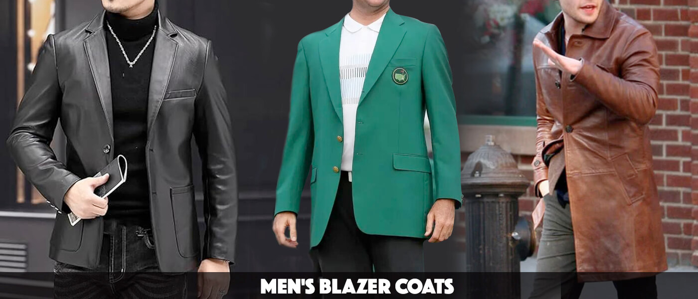 Men's Blazer Coats Leather Lineage Men's Fashion