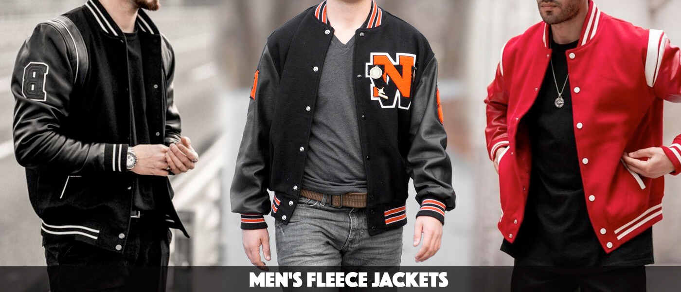 Men's Fleece Jackets Leather Lineage Men's Fashion