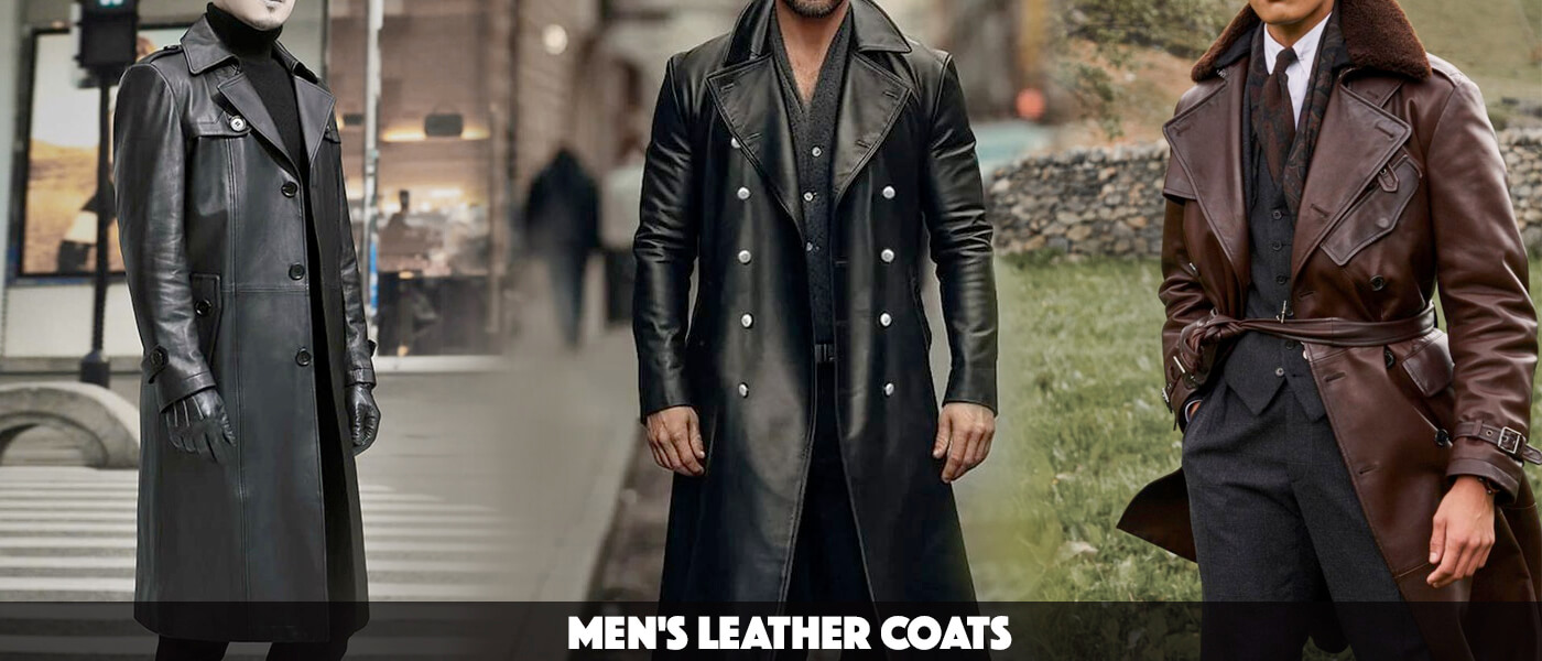 Men's Leather Coats Leather Lineage Men's Fashion