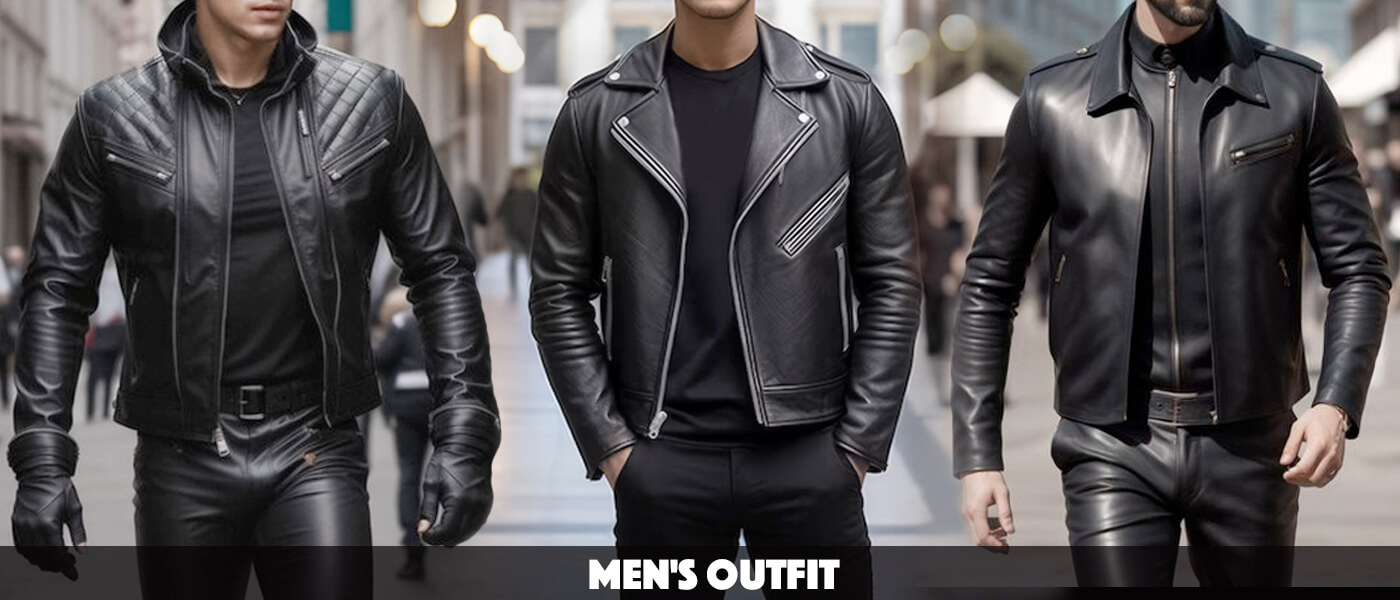 Men's Outfit Leather Lineage Men's Fashion