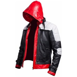 Batman Arkham Knight Red Hood Leather Jacket