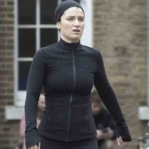 Behind Her Eyes Eve Hewson Black Fleece Jacket