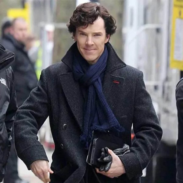 Benedict Cumberbatch Sherlock Wool Trench Coat